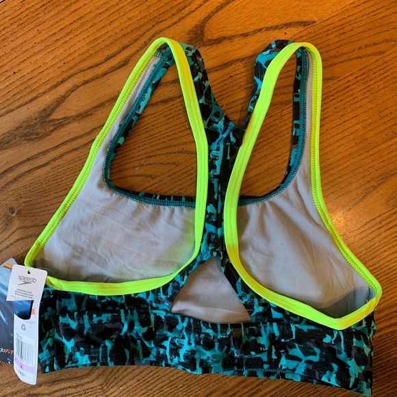 NWT Speedo Endurance Lite Print BikiniTop - Picture 4 of 5